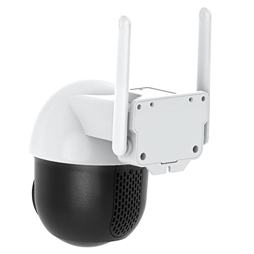 2K Security Camera Wireless Outdoor, Solar Powered 2.4G WiFi 360Â° View Pan Tilt Strobe Light/ Spotlight Home Security System with Motion Detection and Siren, Two-Way Audio, IP65, Clear Night Vision