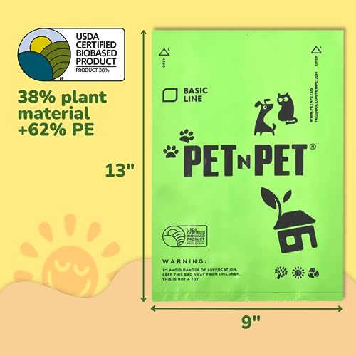 Green Dog Poop Bags - 270 Counts, Unscented