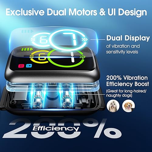 Dog Bark Collar, Bark Collar for Small Medium Mini Dogs, Small No Shock Anti Barking Training Collar, Automatic Stop Barking Collar with 4 Adjustable Modes Beep Vibration and 7 Sensitivity