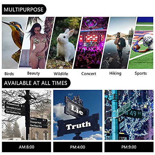 Pankoo 40X60 Monocular Telescope with Smartphone Holder & Tripod, 2021 Power Prism Compact Monoculars for Adults Kids HD Monocular Scope for Bird Watching Hunting Hiking Concert Travelling