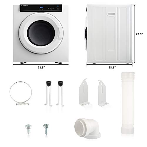 Sentern Electric Portable Clothes Dryer, Front Load Compact Tumble Laundry Dryer with Touch Screen Panel (SN-24)