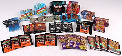 300 Unopened Basketball Cards Collection in Factory Sealed Packs of Vintage NBA Basketball Cards From the Late 80's and Early 90's. Look for Hall-of-famers Such As Larry J. Bird, Earvin "Magic" Johnson, Charles Barkley, Shaquille O'neal, Hakeem Olajuwon, 