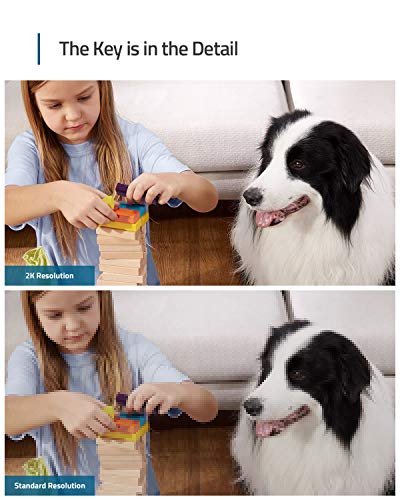 eufy Security Solo IndoorCam P24 2-Cam Kit, 2K Security Indoor Camera Pan & Tilt, Plug-in Camera with Wi-Fi, Human & Pet AI, Voice Assistant Compatibility, Motion Tracking, Homebase not Compatible