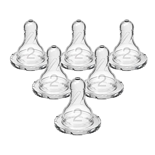 Dr. Brown's Original Nipple, Level 2 (3m+), (6 Count)