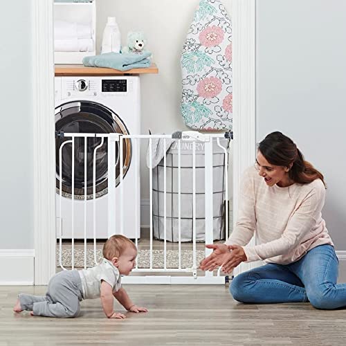 Regalo Easy Step 38.5-Inch Wide Walk Thru Baby Gate, Includes 6-Inch Extension Kit, 4 Pack Pressure Mount Kit, 4 Pack Wall Cups and Mounting Kit