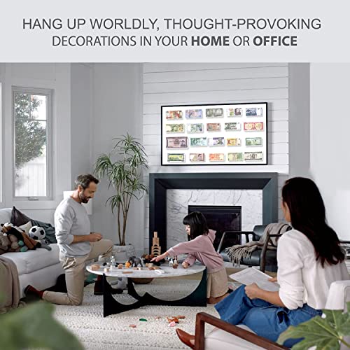 Foreign Currency - 25 World Banknotes from 25 Different Countries - Collectible Paper Currency - Old Currency Bills - Money Collection for Collectors (COA Included)