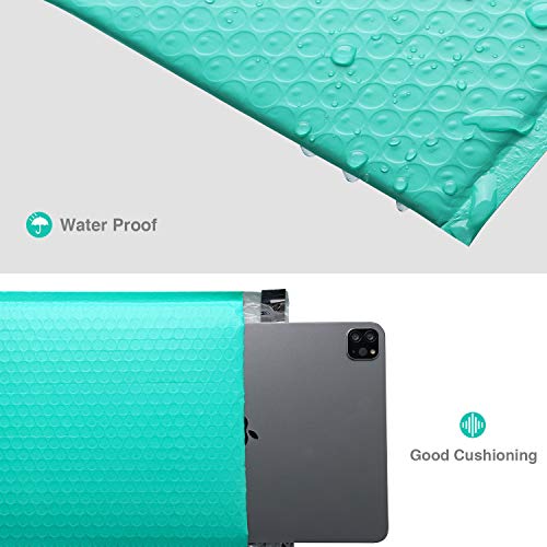 GSSUSA Teal Poly Bubble Mailers 8.5x12 Padded Envelopes #2 Shipping Envelopes Bubble Mailers Self Sealing Padded Envelope 25Pack
