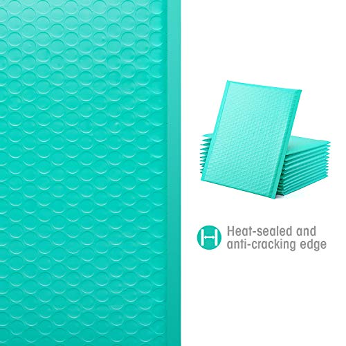 GSSUSA Teal Poly Bubble Mailers 8.5x12 Padded Envelopes #2 Shipping Envelopes Bubble Mailers Self Sealing Padded Envelope 25Pack