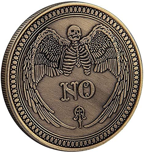 TOYSDONE Yes No Decision Maker Coin - Souvenir Coins - Yes No Coin - The Decision Coin - Metal Coins Collection - Decision Maker Coins - Double Sided Coin - Lucky Coin - Choice Coin - Collectors Coin