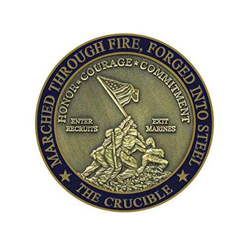 Military Gift Shop Marine Corps Crucible Challenge Coin - USMC Boot Camp - The Crucible - USMC Vet Owned Business