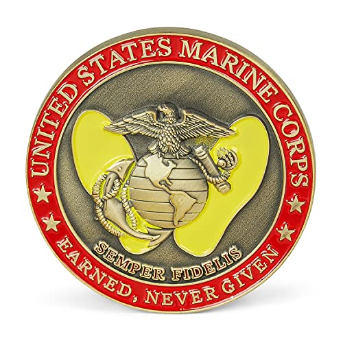 Military Gift Shop Marine Corps Crucible Challenge Coin - USMC Boot Camp - The Crucible - USMC Vet Owned Business