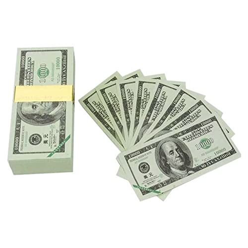 7PCS Gold Dollar Bills USD 1/2/5/10/20/50/100 Set of Colored Commemorative Coins with Gold Foil