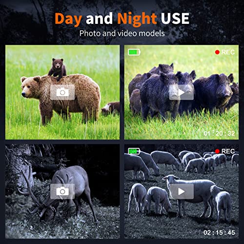 GTHUNDER Digital Night Vision Goggles Binoculars for Total DarknessInfrared Digital Night Vision Large Viewing Screen, 32GB Memory Card for Photo and Video StoragePerfect for Surveillance