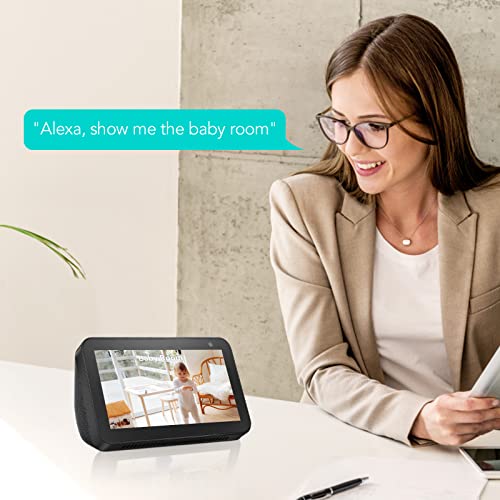 Dog Camera - 1080P Dog Camera with Phone App, Pan/Tilt/Zoom Home Camera with 2-Way Audio, AI Human Detection, Night Vision, Cloud Storage/TF Card, Compatible with Alexa, Camera for Pets/Baby