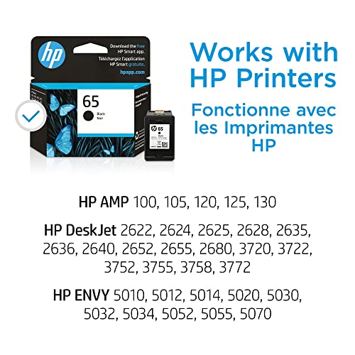 HP 65 | Ink Cartridge | Black | N9K02AN