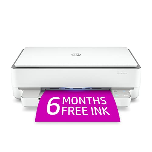HP Envy 6055e All-in-One Wireless Color Printer, with Bonus 6 Months Free Instant Ink with HP+ (223N1A)