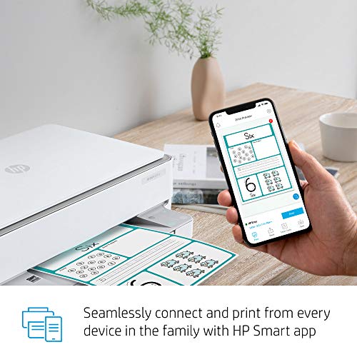 HP Envy 6055e All-in-One Wireless Color Printer, with Bonus 6 Months Free Instant Ink with HP+ (223N1A)