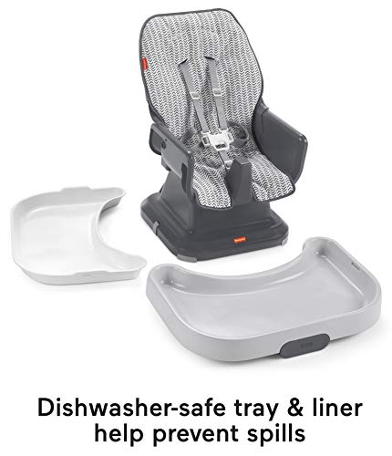 Fisher-Price SpaceSaver High Chair - Arrows & Tire Tracks