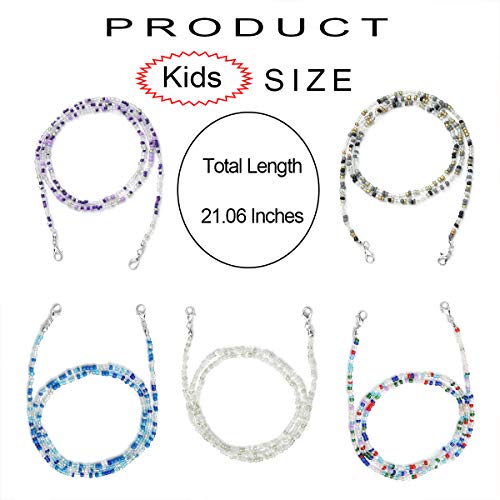 Taouzi Face Mask Lanyard Chain Strap Holder for Women Kids Holder Comfortable Around The Neck Bracelets