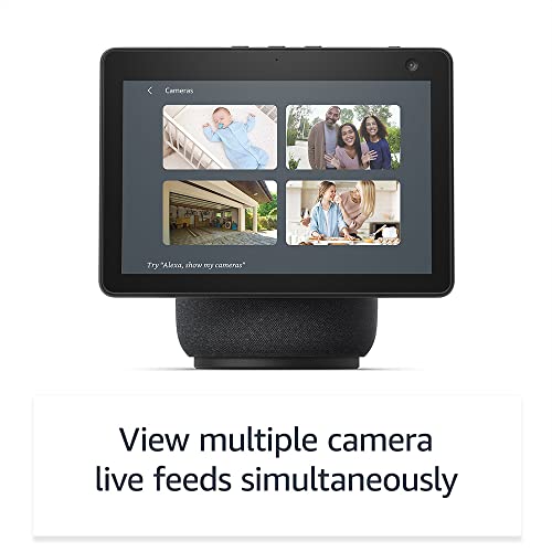 Echo Show 10 (3rd Gen) | HD smart display with motion and Alexa | Glacier White