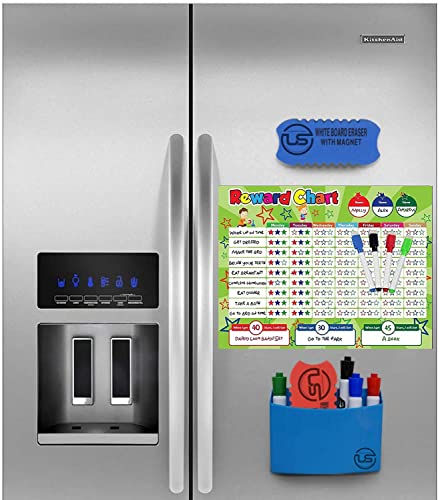 Magnetic Whiteboard Eraser Ultimate Stationery Dry Erase Chalkboard and Glass | 2 Pack Classroom, Home and Office Use