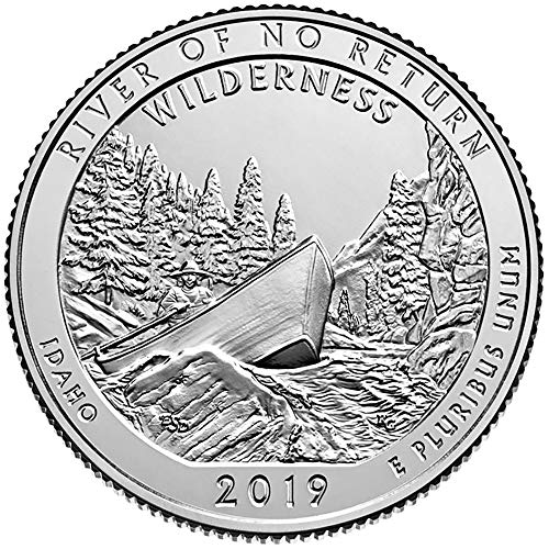 2019 P, D Frank Church River of No Return Wilderness, ID National Park Quarter Singles - 2 Coin Set Uncirculated