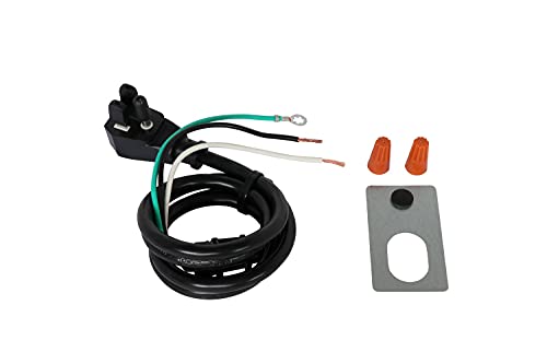 HCK44 Power Cord Kit, Compatible with Broan, Also Compatible with Whirlpool W10831110, HOODPT2R, by Endurance Pro