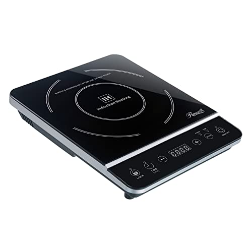 Rosewill Induction Cooker 1800 Watt, Induction Cooktop, Electric Burner with Stainless Steel Pot 10" 3.5 QT 18-8, RHAI-13001