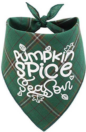 JPB Thanksgiving Dog Bandana,Fall Bandanas for Puppy Cat Small Large Dogs