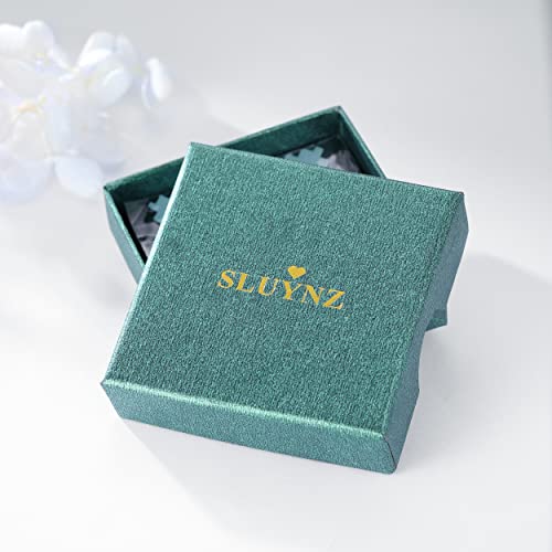 SLUYNZ 925 Sterling Silver Cuff Chain Earrings Wrap Tassel Earrings for Women Crawler Earrings (silver)