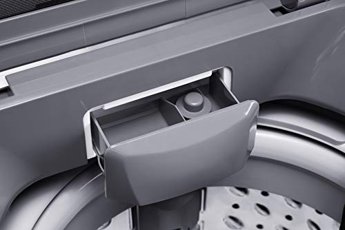 COMFEE 1.6 Cu.ft Portable Washing Machine, 11lbs Capacity Fully Automatic Compact Washer with Wheels, 6 Wash Programs Laundry Washer with Drain Pump, Ideal for Apartments, RV, Camping, Magnetic Gray