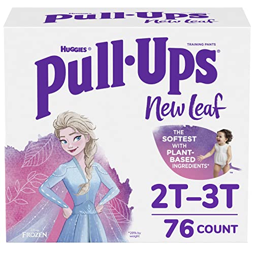 Pull-Ups New Leaf Girls' Training Pants, 2T-3T, 76 Ct