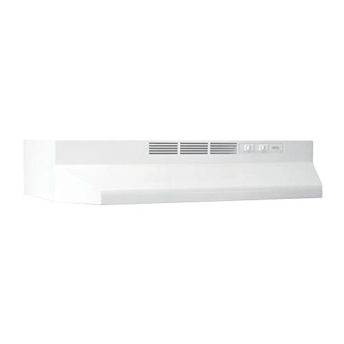 Broan-NuTone 413001 Non-Ducted Under-Cabinet Ductless Range Hood Insert, 30-Inch, White
