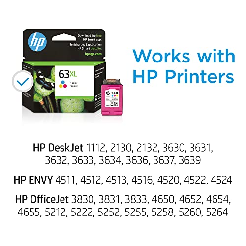 HP 63XL | Ink Cartridge | Tri-color | F6U63AN