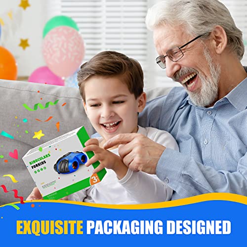 Boys Toys Age 3-12, Binoculars for Kids Boys New Popular Easter Toys for 3-12 Year Old Boys Gifts for 4-8 Year Old Boys Christmas Xmas Stocking Stuffers Fillers Easter Gifts Toys for Boy Kid Blue