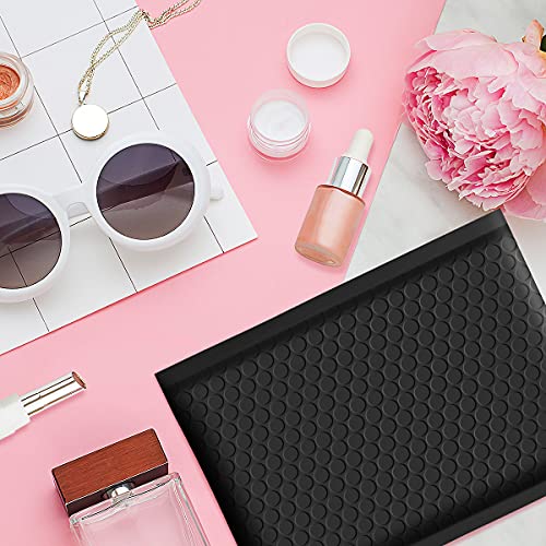 UCGOU 4x8 Inch Poly Bubble Mailers Self Seal 50pcs Black Padded Envelopes Waterproof Envelopes Shipping Envelopes Bags(Inside Size: 4x7")
