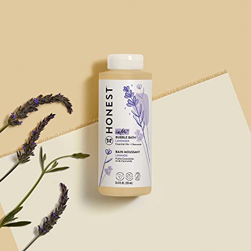 The Honest Company Truly Calming Lavender Bubble Bath Tear Free Kids Bubble Bath Naturally Derived Ingredients & Essential Oils Sulfate & Paraben Free Baby Bath 12 Fl. Oz.
