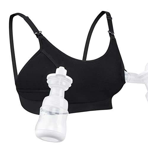 Hands Free Pumping Bra, Momcozy Adjustable Breast-Pumps Holding and Nursing Bra, Suitable for Breastfeeding-Pumps by Lansinoh, Philips Avent, Spectra, Evenflo and More