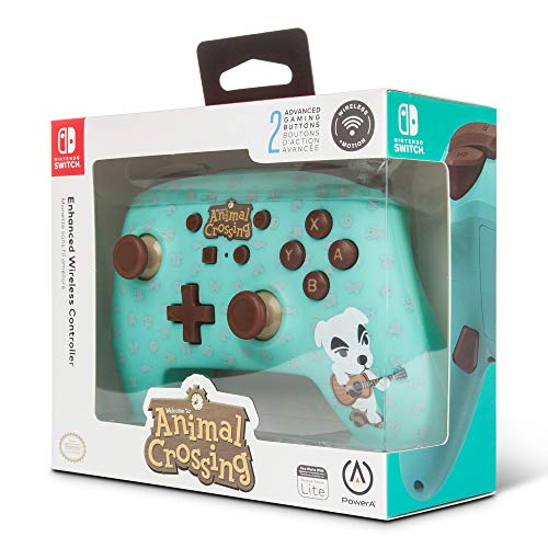 PowerA Enhanced Wireless Controller for Nintendo Switch - Animal Crossing: K.K. Slider