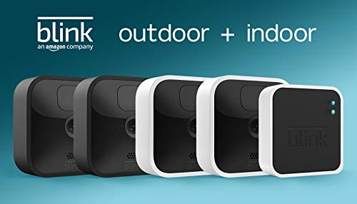 All-new Blink Outdoor and Indoor â wireless, HD security cameras with two-year battery life and motion detection â 4 camera kit