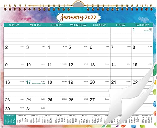 2020-2021 Calendar - 18 Month Wall Calendar with Julian Date, Thick Paper Perfect for Organizing & Planning, July 2020 - December 2021, 14.75 x 11.5 Inches, Wire-Bound