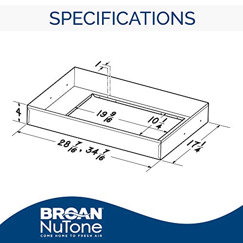 Broan-NuTone LB30 Box Hood Liner for Kitchen Range Hoods, Silver, 30"