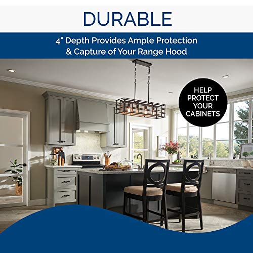 Broan-NuTone LB30 Box Hood Liner for Kitchen Range Hoods, Silver, 30"