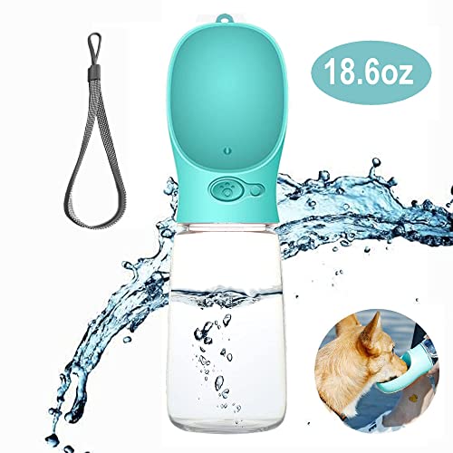 PETnSport Portable Water Dispenser - Light weight Leak proof Outdoor Walks Pet Dog Water Bottle
