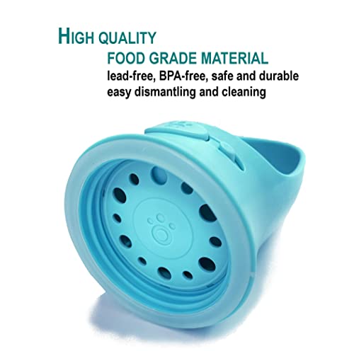 PETnSport Portable Water Dispenser - Light weight Leak proof Outdoor Walks Pet Dog Water Bottle