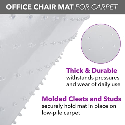 OFM Essentials Collection 36" x 48" Chair Mat with Lip for Carpet (ESS-8800C)