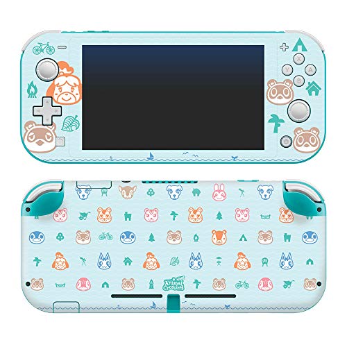 Controller Gear Authentic and Officially Licensed Animal Crossing: New Horizons - "Outdoor Pattern" Nintendo Switch Lite Skin