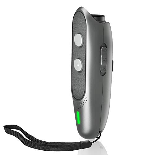 Elopaw Dog Barking Deterrent Devices Anti Barking Device Rechargeable 3 Frequency Dog Bark Deterrent 2 in 1 Dog Training Tool 16.5 Ft Range Handheld Dog Repellent with LED Indicator Wrist Strap