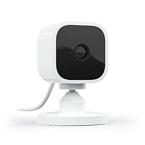 Introducing Blink Mini  Compact indoor plug-in smart security camera, 1080 HD video, motion detection, Works with Alexa  1 camera
