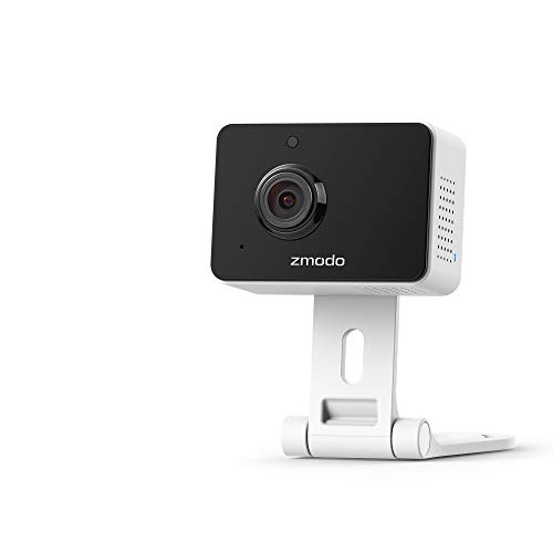 [2021 Upgrade]Zmodo 1080P Mini Pro, Plug-In WiFi Indoor Security Camera, Human/Vehicle/Pet Motion Dection, Baby Monitor Nanny Camera, Two-Way Audio Night Vision, Work with Alexa